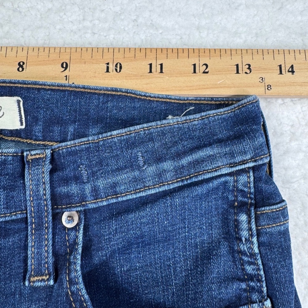 Madewell 10 High Rise Skinny Jeans Dark Wash Womens 27‎ Casual Chic Stretch - Picture 7 of 10